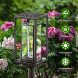 LED Double-Layer Garden Solar Pathway Lights