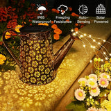 Solar Watering Can with Lights Garden Decorations