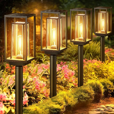 LED Double-Layer Garden Solar Pathway Lights