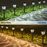 Solar Pathway Garden Lights with 2 Modes