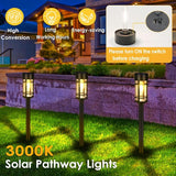 LED Solar Garden Pathway Vintage Lights