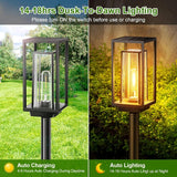 LED Double-Layer Garden Solar Pathway Lights