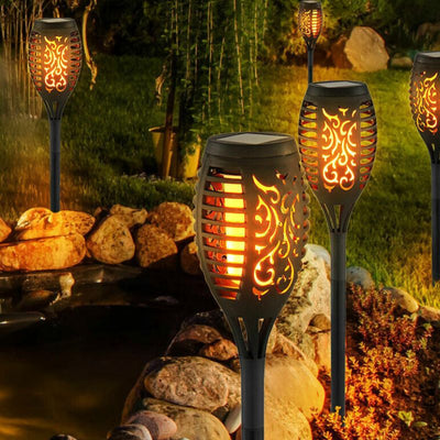 SolarFlame Flickering Flame Outdoors Solar Light